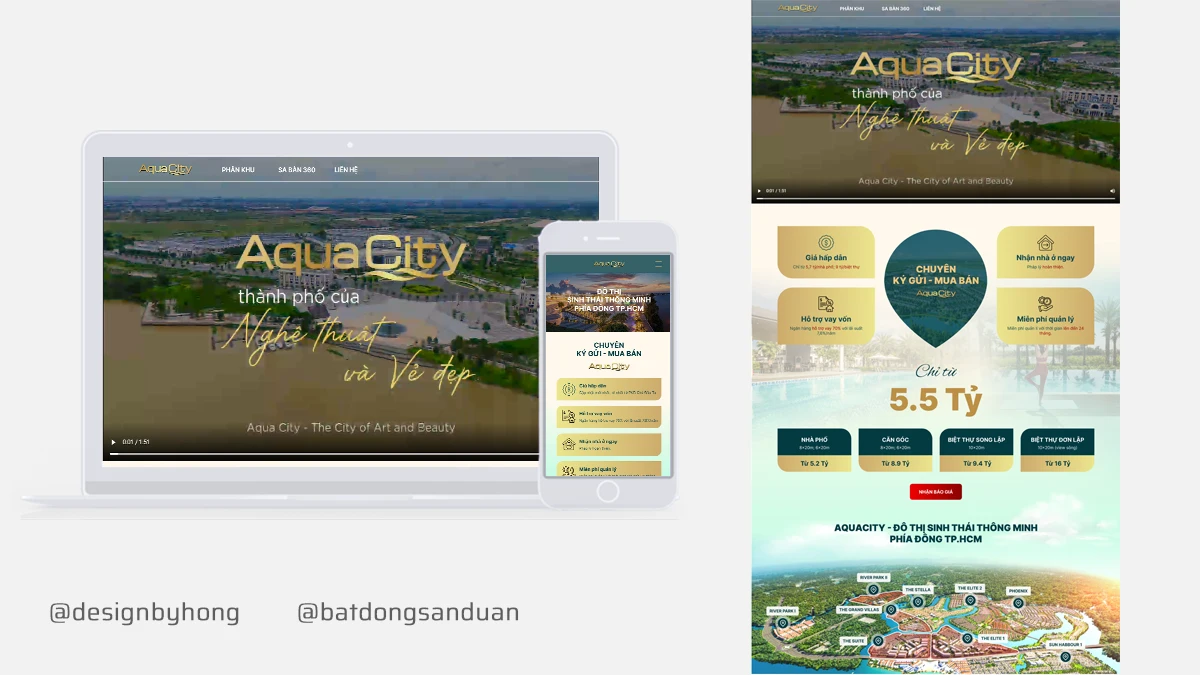 Dự án trang chủ BDS