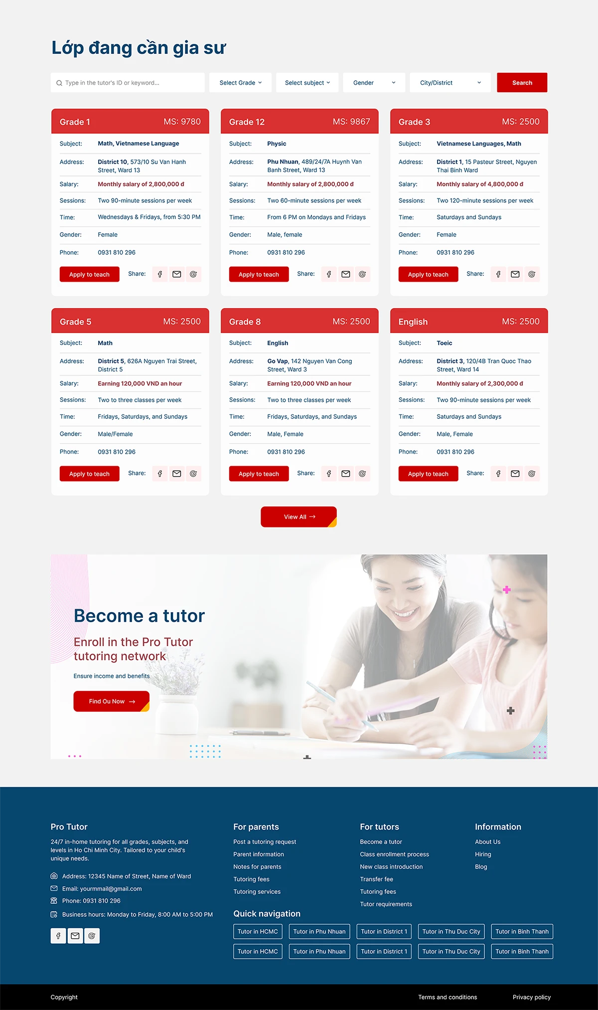 web gia su phan cuoi